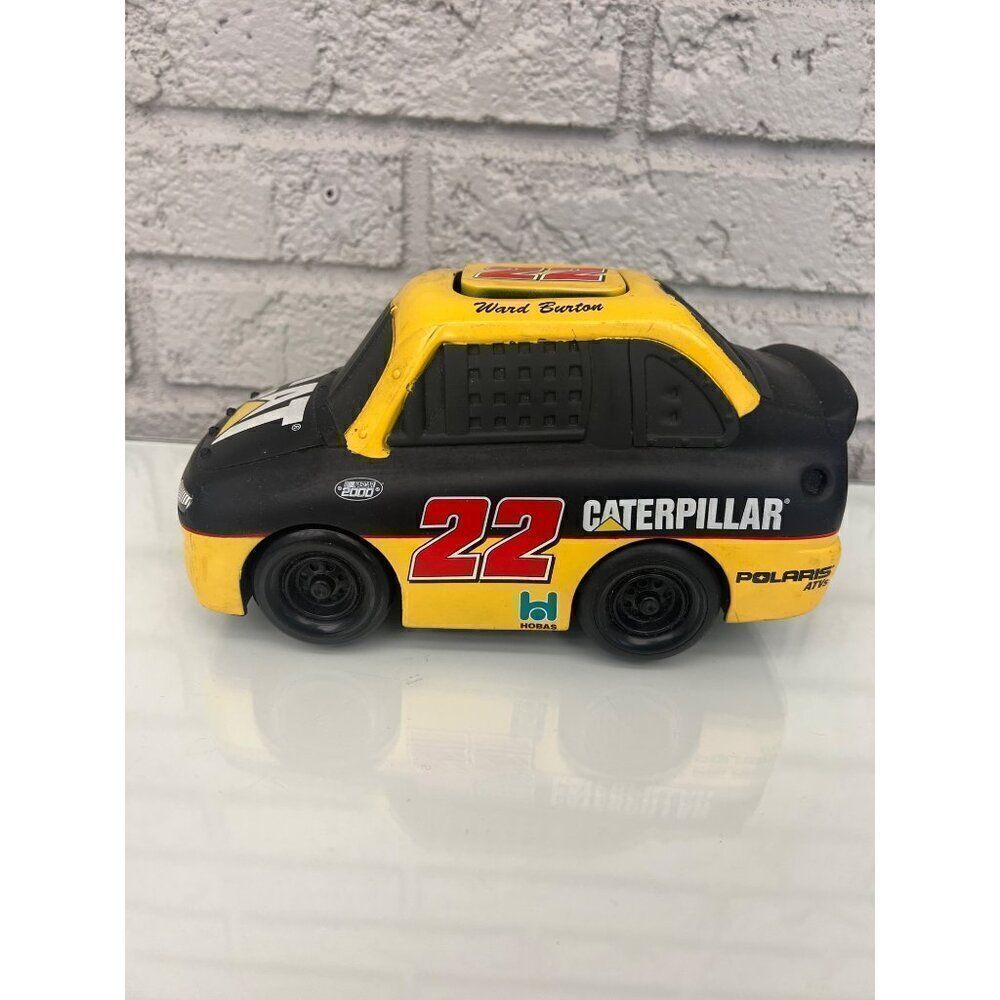 NASCAR 22 Ward Burton Caterpillar Engine Push & Go Soft Toy